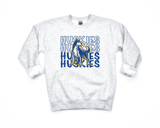 Bigfork Huskies Crew Neck Sweatshirt (Adult Sizes - Option 2)