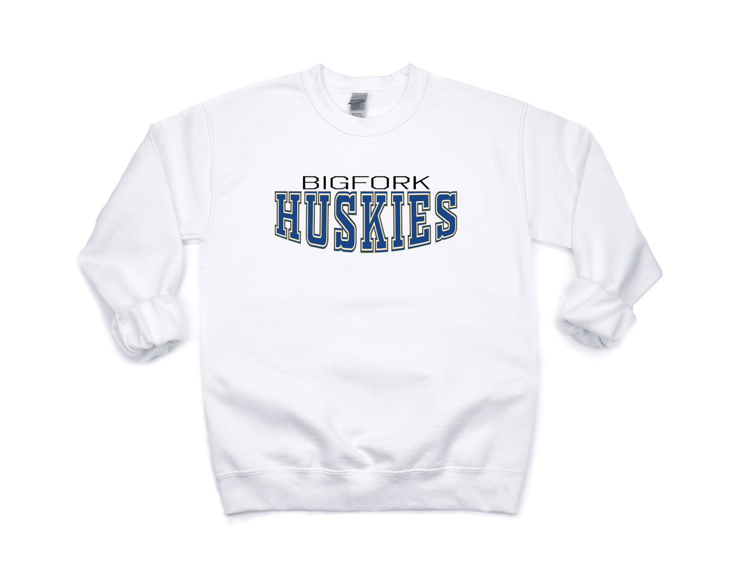 Bigfork Huskies Crew Neck Sweatshirt (Adult Sizes - Option 3)