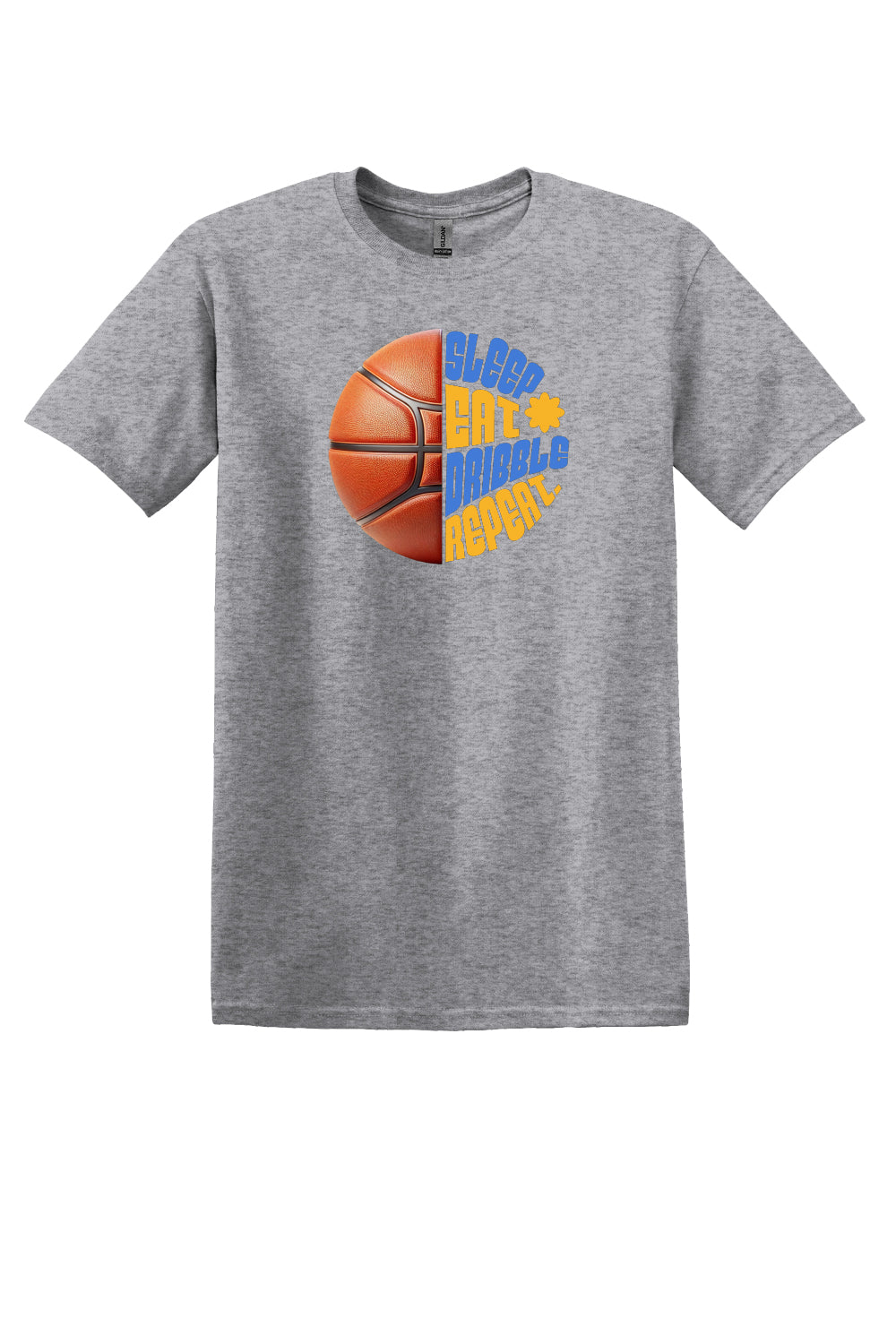 Sleep Eat Dribble Repeat – Royal Blue & Gold (Adult Sizes)