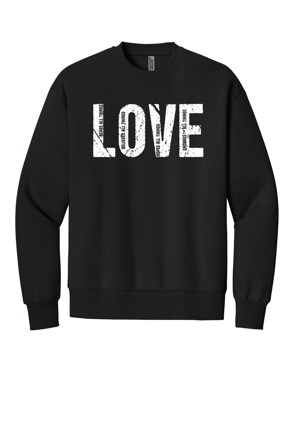 1 Corinthians 13:7 Crewneck