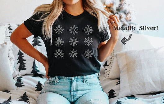 Metallic Snowflakes