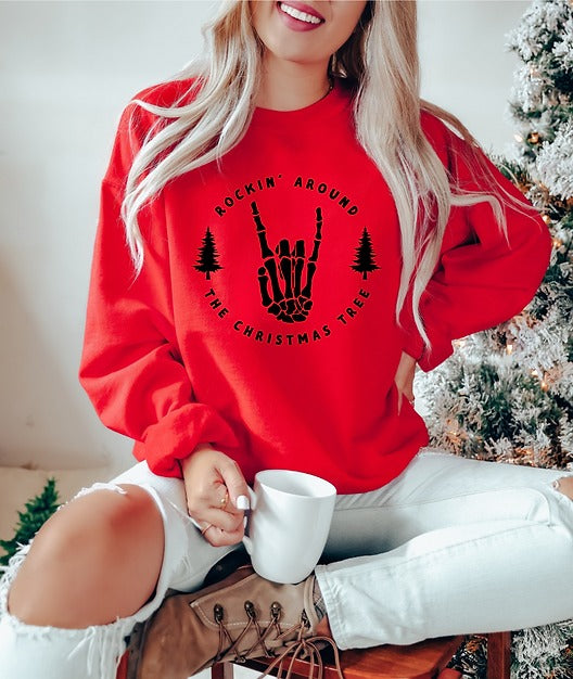 Rockin' Around the Christmas Tree - Crewneck Sweatshirt