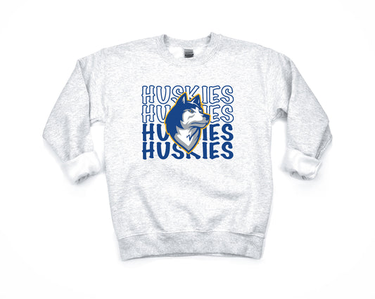 Bigfork Huskies Crew Neck Sweatshirt (Adult Sizes - Option 1)