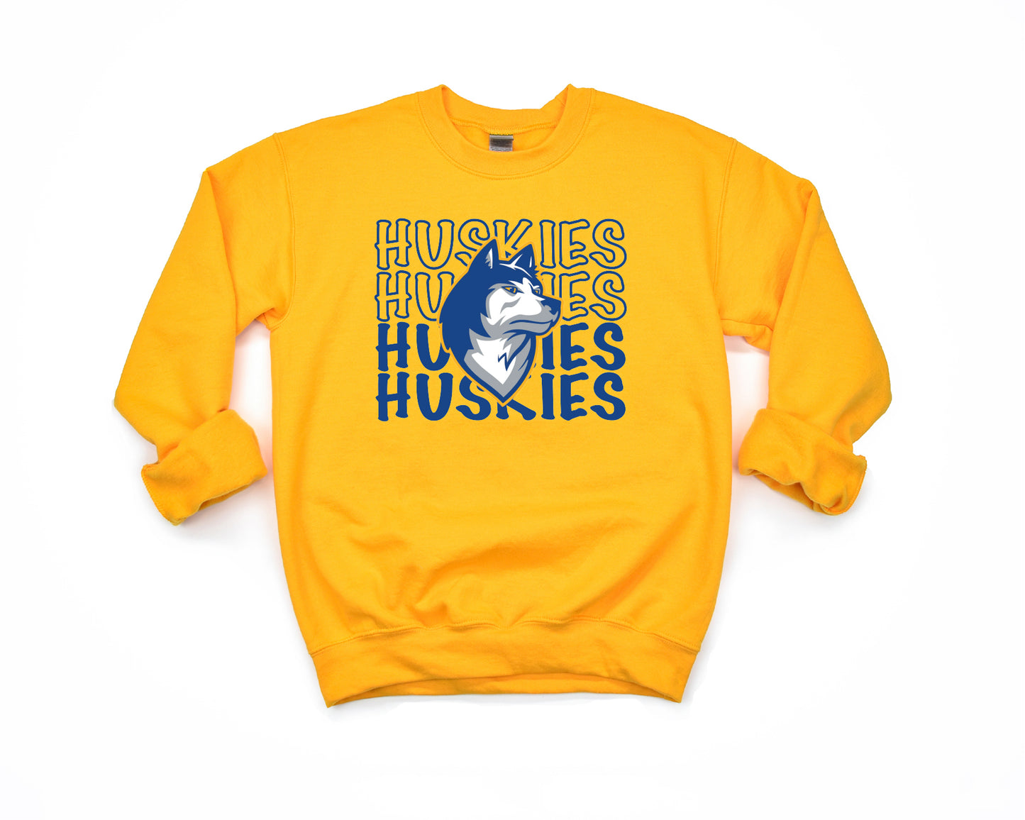 Bigfork Huskies Crew Neck Sweatshirt (Adult Sizes - Option 1)