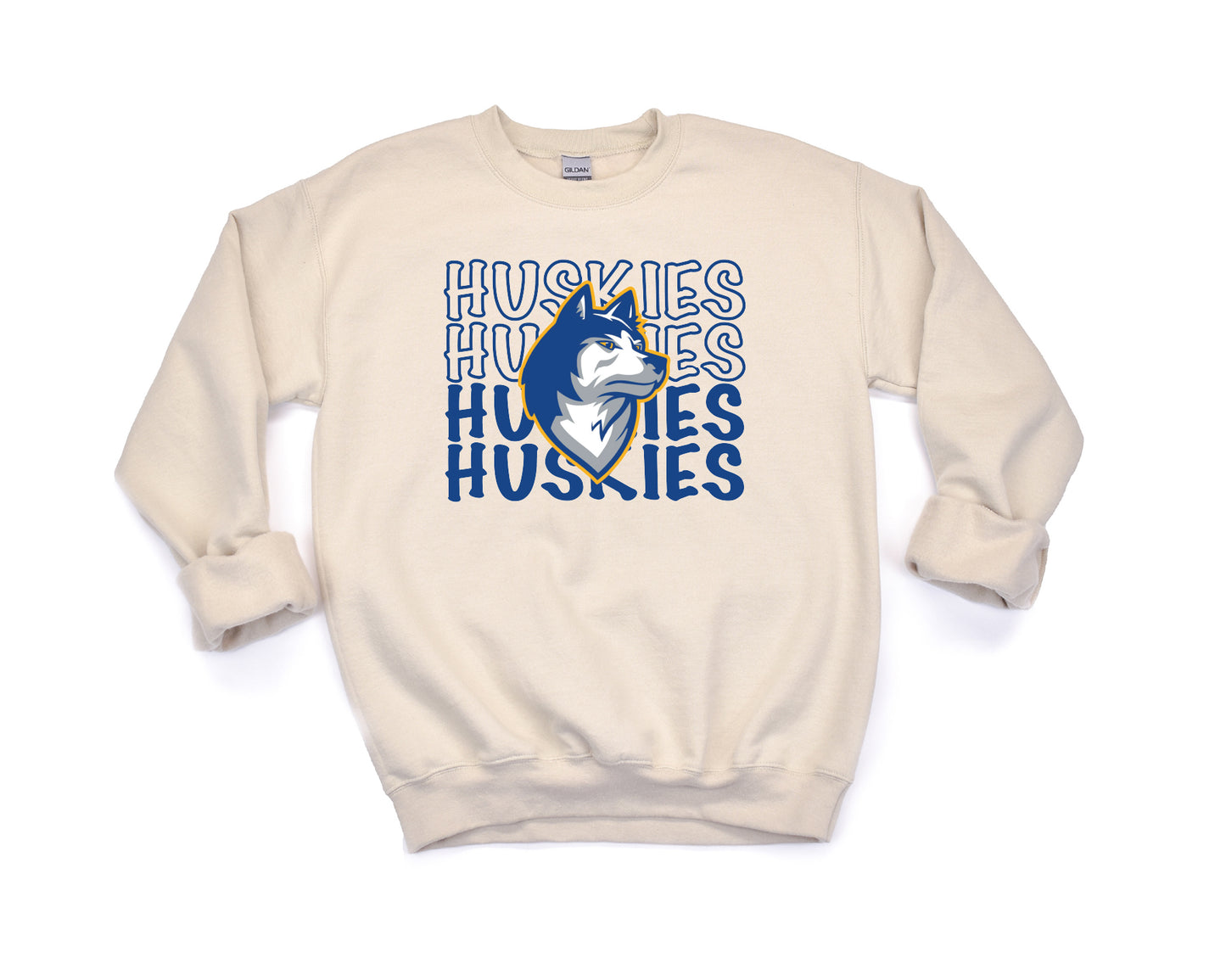 Bigfork Huskies Crew Neck Sweatshirt (Adult Sizes - Option 1)