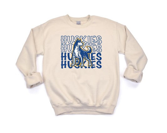 Bigfork Huskies Crew Neck Sweatshirt (Adult Sizes - Option 2)
