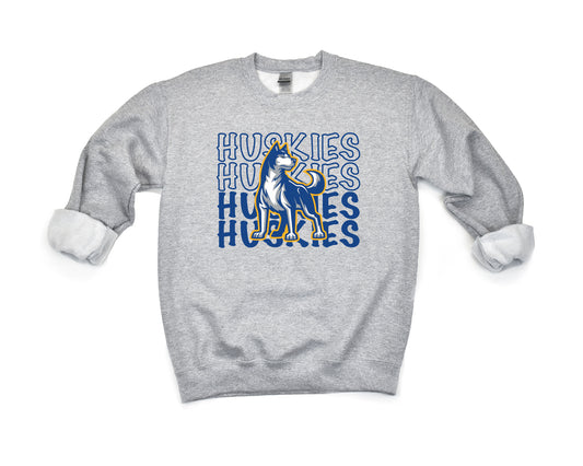 Bigfork Huskies Crew Neck Sweatshirt (Youth Sizes - Option 2)
