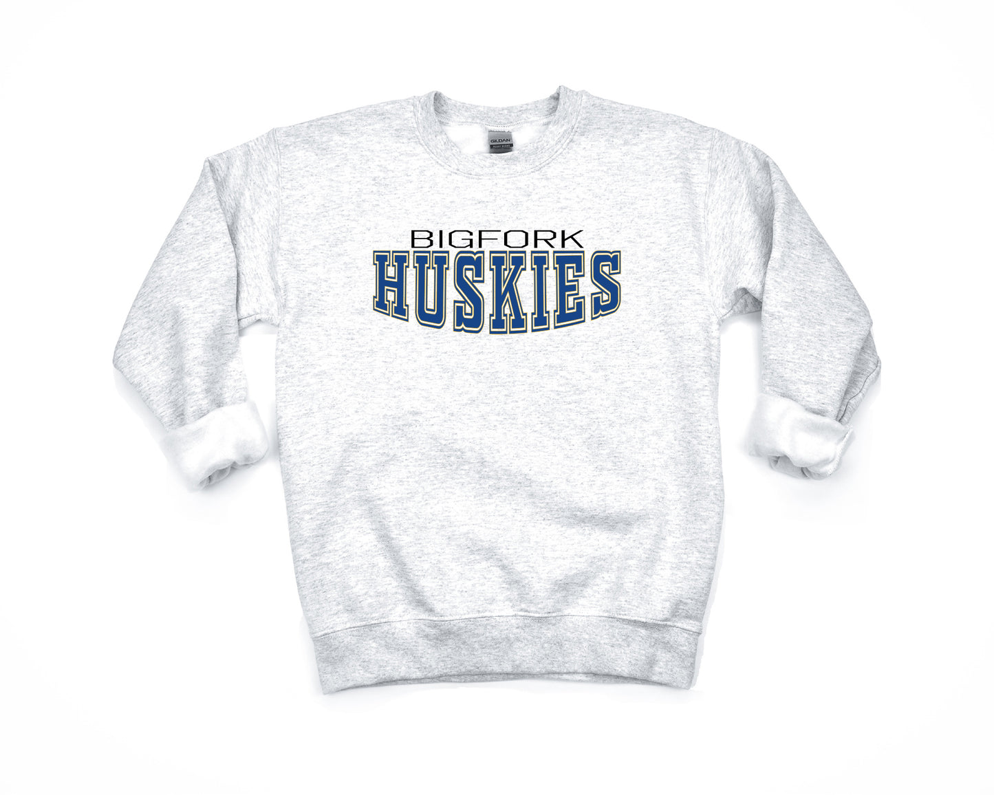 Bigfork Huskies Crew Neck Sweatshirt (Adult Sizes - Option 3)