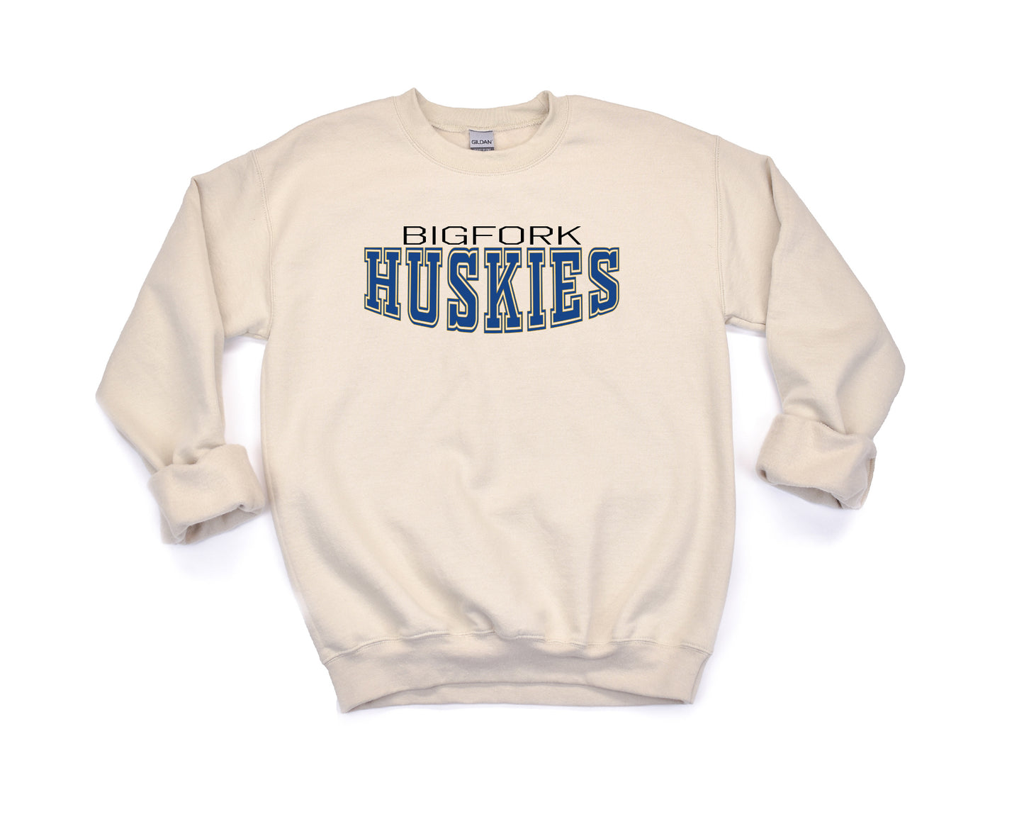 Bigfork Huskies Crew Neck Sweatshirt (Adult Sizes - Option 3)