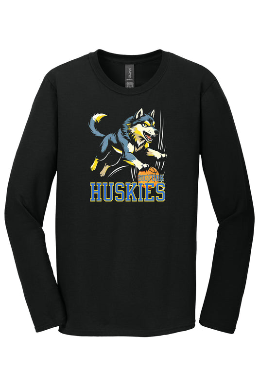 Bigfork Huskies Basketball Long Sleeve Shirt - Adult Sizes