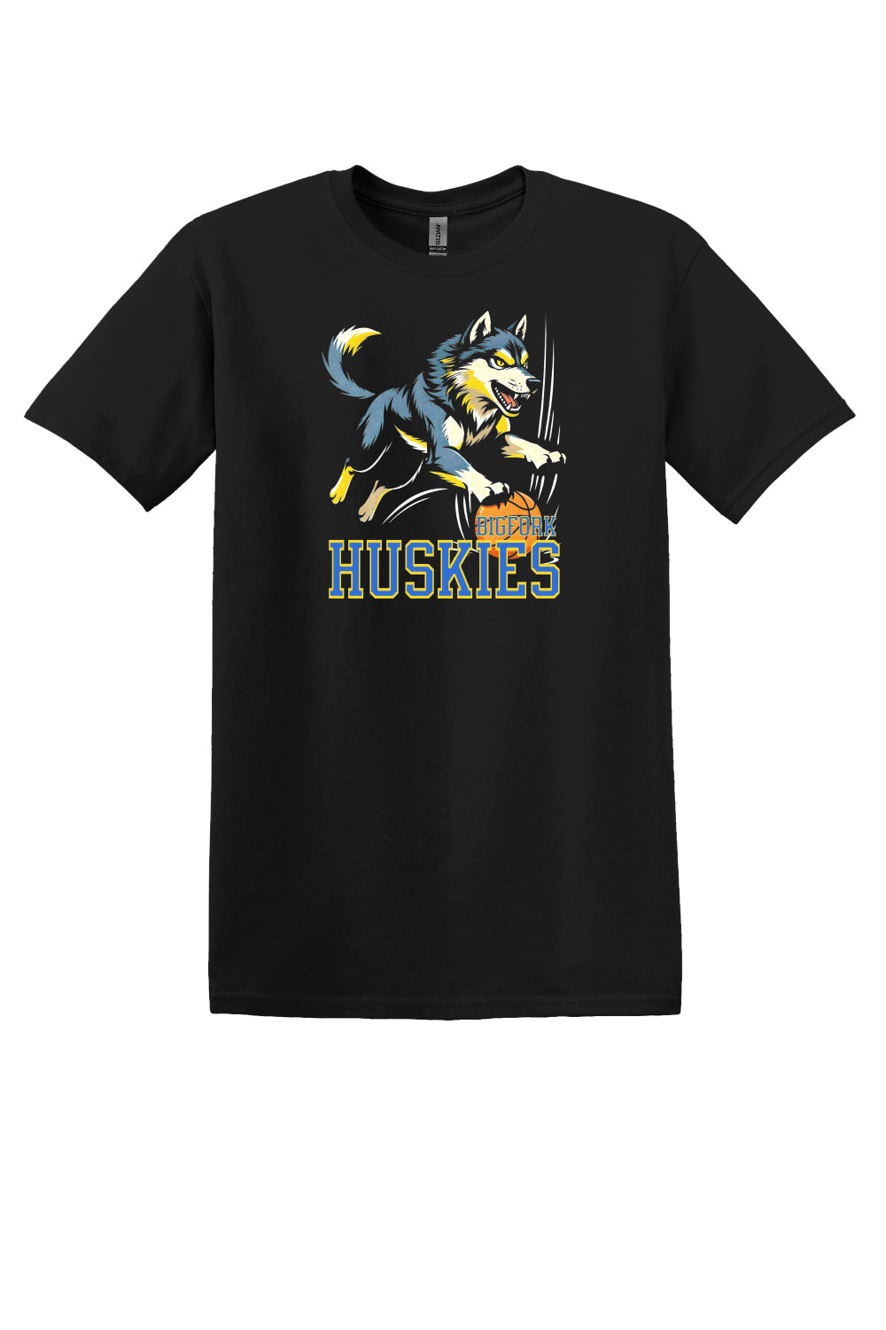 Bigfork Huskies Basketball Tshirt - Adult Sizes
