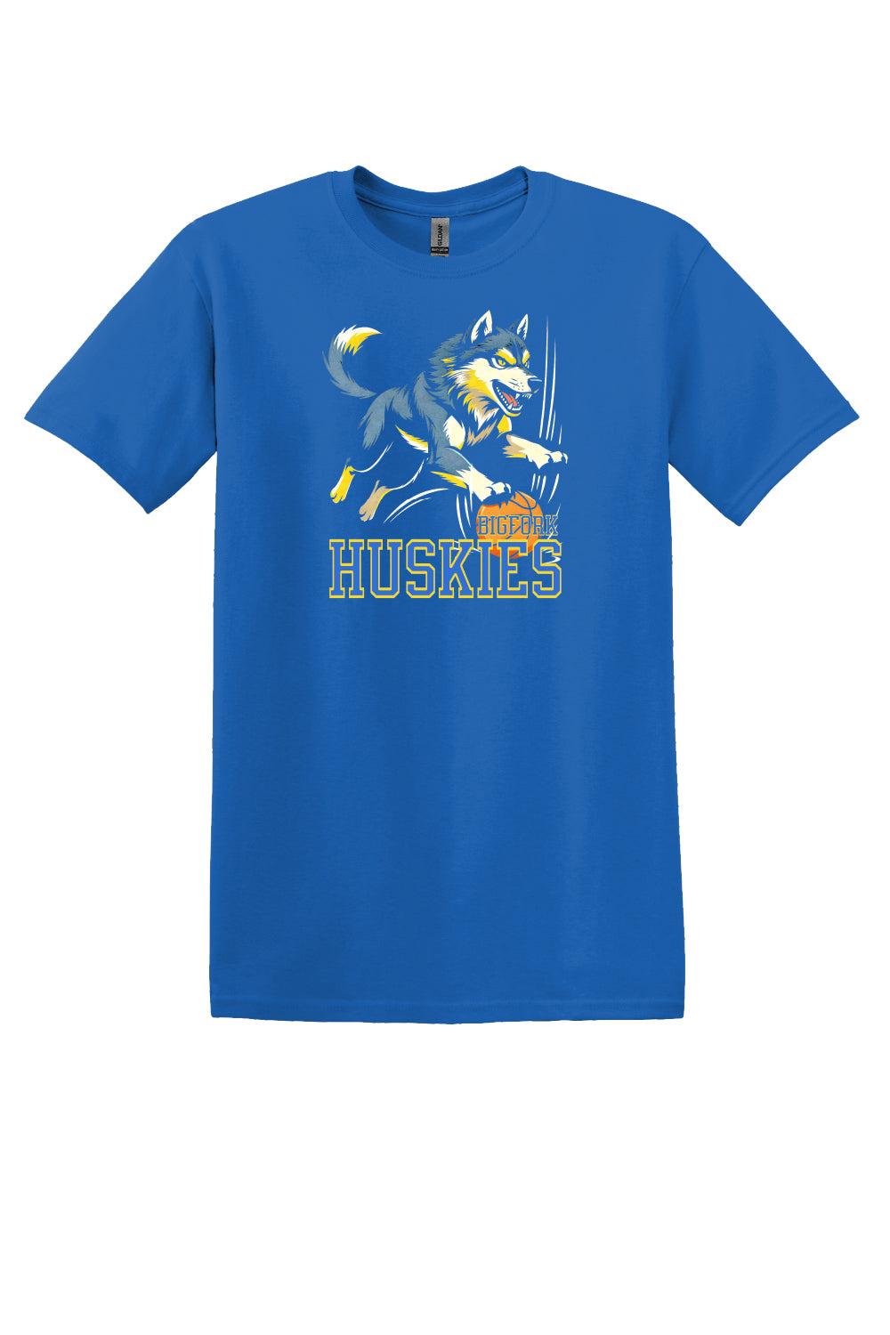 Bigfork Huskies Basketball Tshirt - Adult Sizes