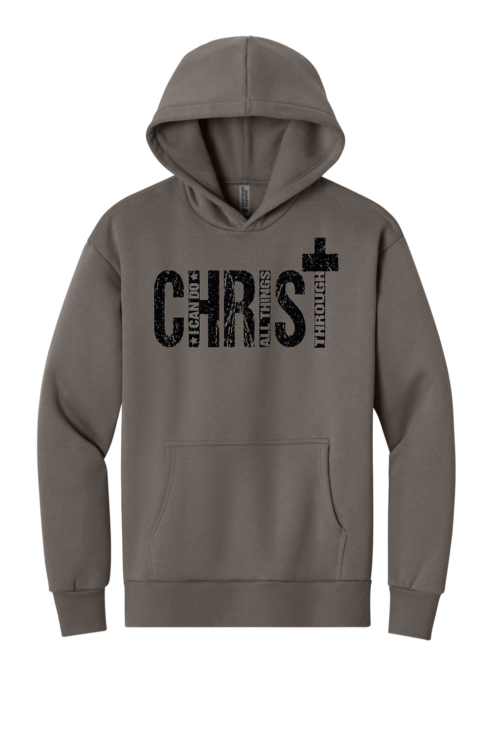 Philippians 4:13 Hoodie (Black Font)