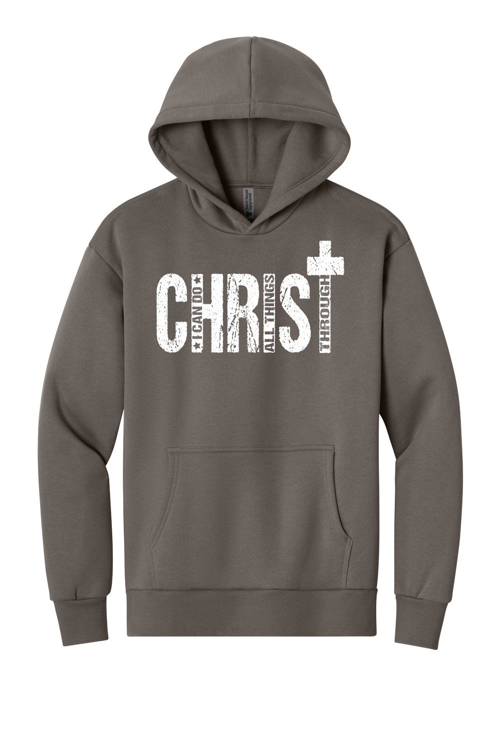 Philippians 4:13 Hoodie (White Font)