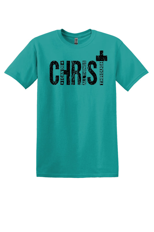 Philippians 4:13 T-Shirt (Black Font)
