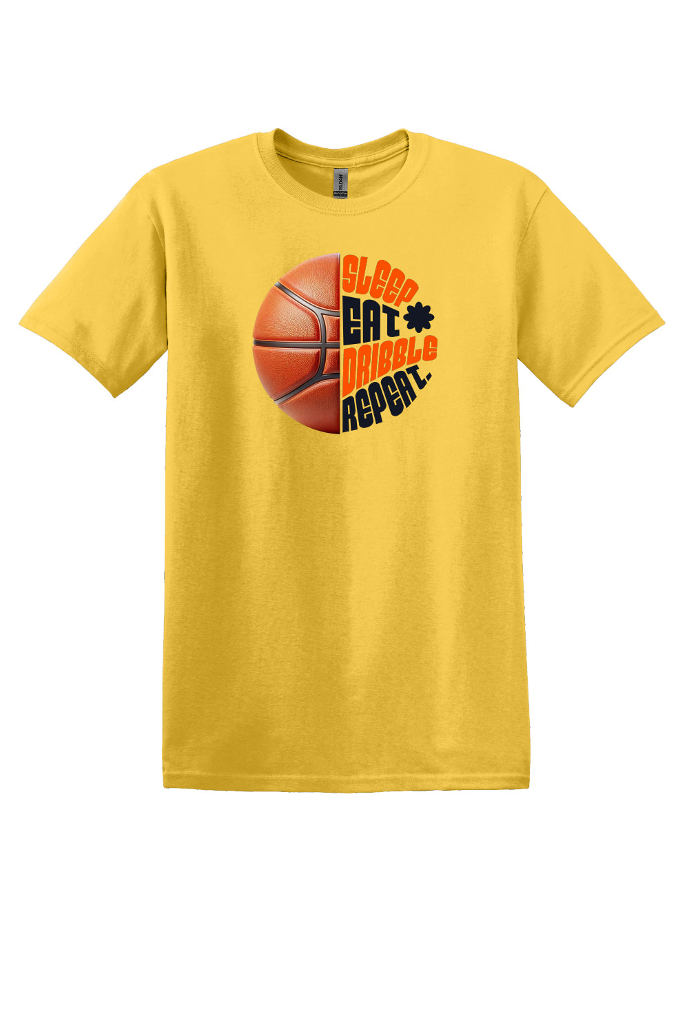 Sleep Eat Dribble Repeat – Orange & Black (Youth Sizes)