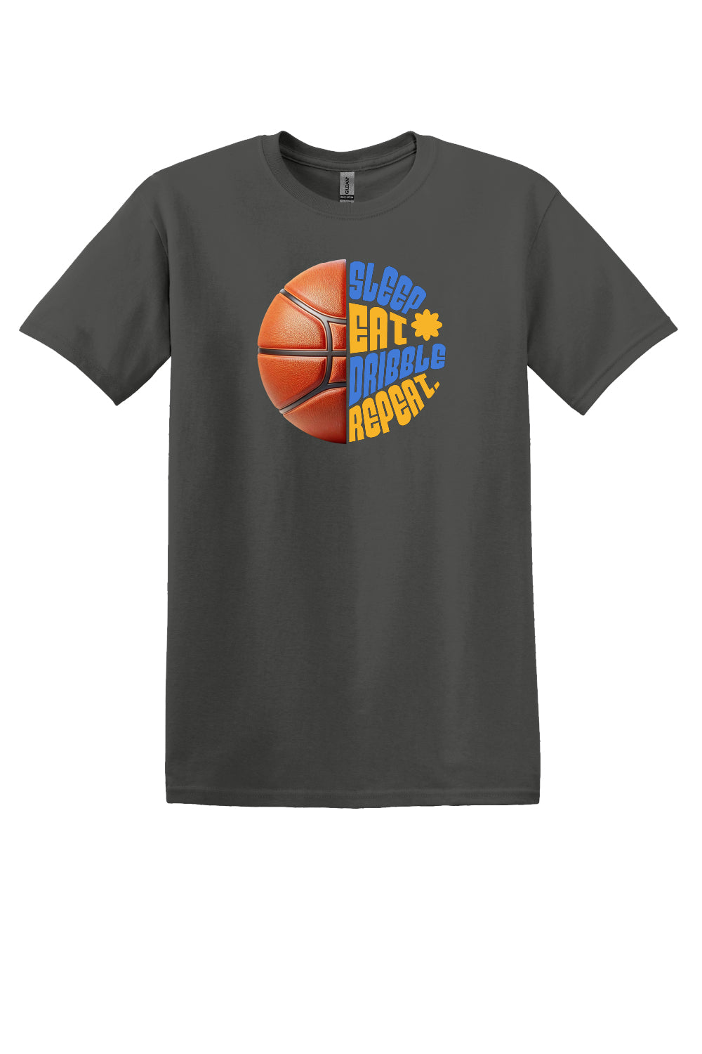 Sleep Eat Dribble Repeat – Royal Blue & Gold (Youth Sizes)