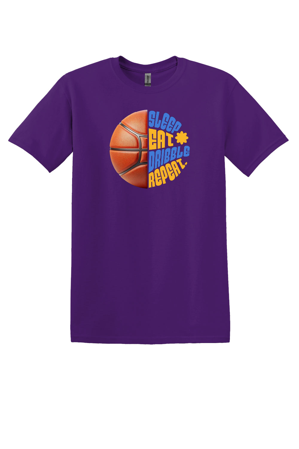 Sleep Eat Dribble Repeat – Royal Blue & Gold (Youth Sizes)