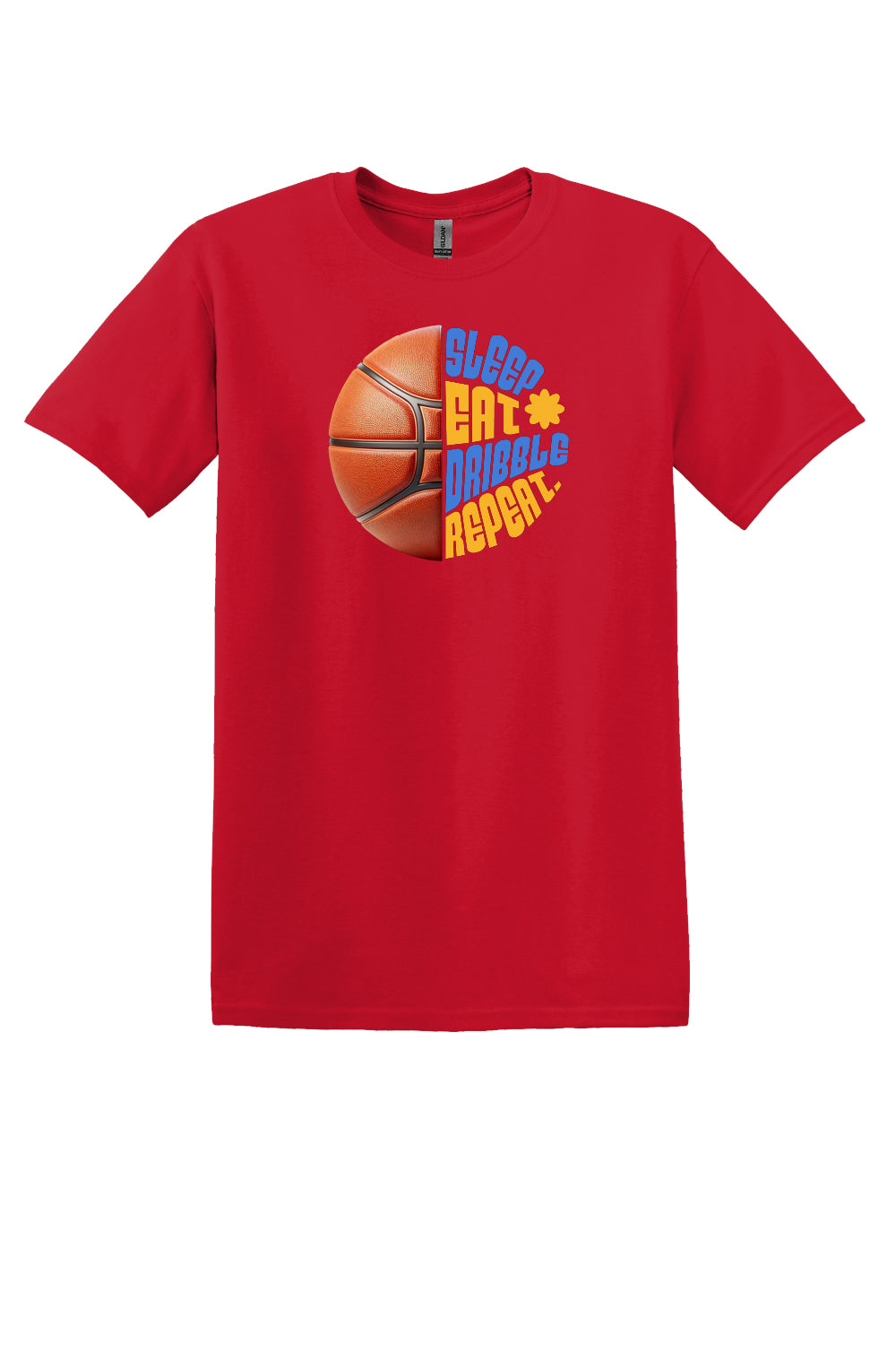Sleep Eat Dribble Repeat – Royal Blue & Gold (Adult Sizes)